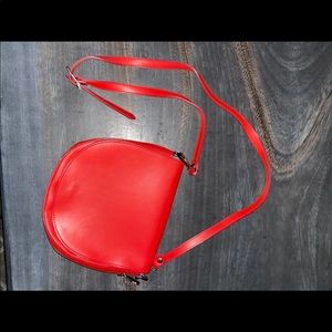 Tano genuine leather red crossbody purse